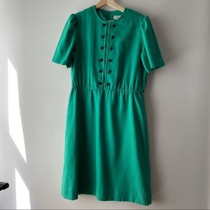 LESLIE FAY GREEN DRESS